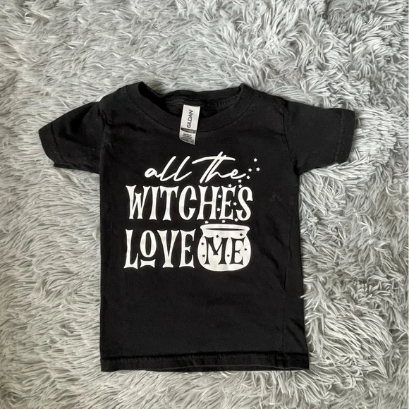 Toddler all the witches love me Halloween shirt - Picture 1 of 3